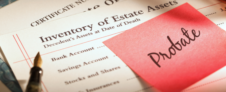 Inventory of Estate Assets and Probate documents